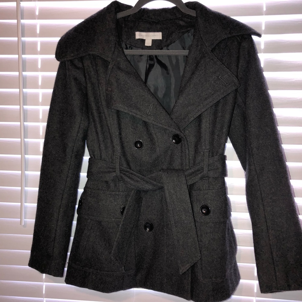Gray wool NY&C peacoat, perfect condition